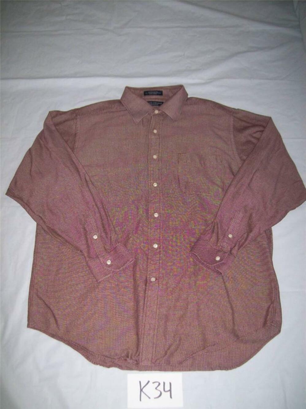 Daniel Cremieux Shirt Button Front LS Size XLG Mens -1112K34